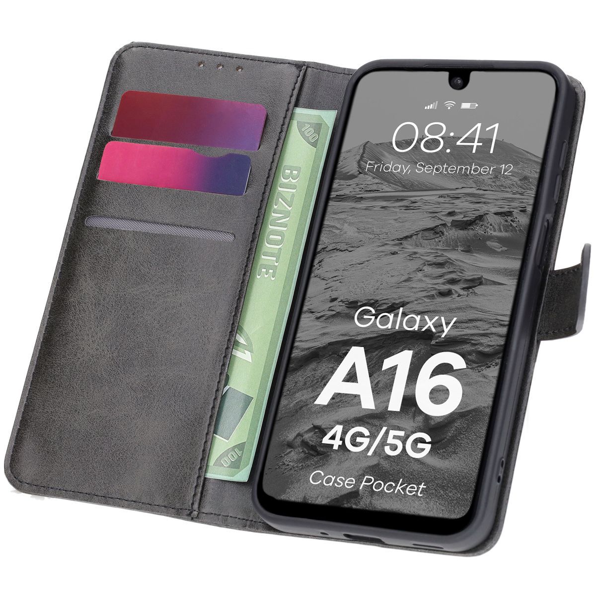 Etui z klapką Bizon Case Pocket do Samsung Galaxy A16 4G/5G